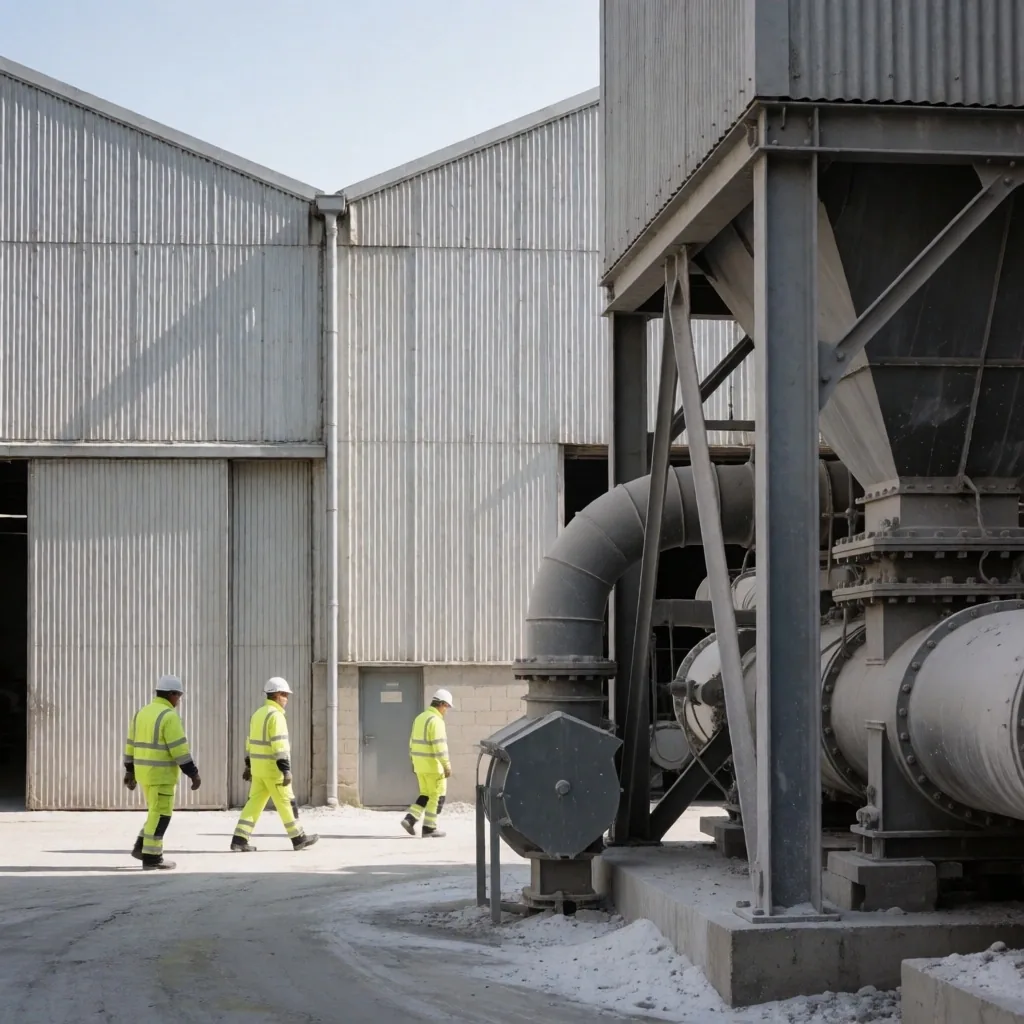 Instalación industrial de procesamiento químico